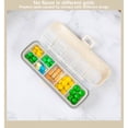 thumbnail image 4 of Maytalsory Tablet Case Sealed Waterproof Dustproof Solid Color Travelling Pill Box Blue, 4 of 6