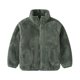 thumbnail image 1 of Abrigo de invierno de piel sintética MarinaVida para niño y niña, chaqueta polar cálida con cuello alto, cremallera y bolsillos, 1 of 7