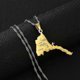 thumbnail image 5 of 2026 Eritrea Map With City Name Pendant Necklaces Women Girls Silver Color/gold Color Jewelry African Map Of Eritrean 253821--XG417, 5 of 5