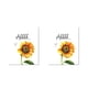 thumbnail image 2 of Yuarrent Planta de acuarela Girasoles Flores Impresiones decorativas Lona impermeable Núcleo Ornamento Coleccionables Corredor Decoración del hogar Ahhhh flor Yuarrent HA061613-04B, 2 of 6