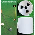 thumbnail image 3 of A99 Golf Green Hole Cup 2pcs Plastic Practice Aids Putting Putter Backyard Training Indoor Outdoor, 3 of 5