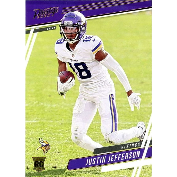 NFL 2020 Panini Chronicles Prestige   Justin Jefferson Trading Card #317 (Rookie)