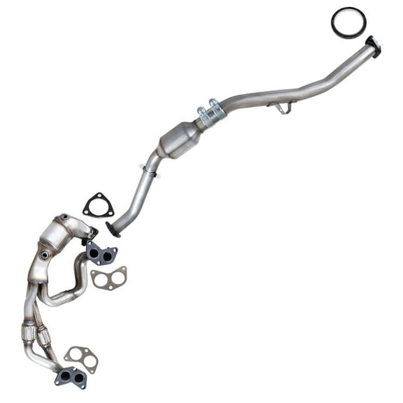 Stainless Steel Front & Rear Exhaust Catalytic Converter fits 2006–2007 Subaru Impreza 2.5L, 2006–2008 Subaru Forester 2.5L – Direct Fit