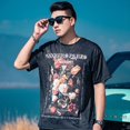 thumbnail image 3 of Camisetas de hombre lisas de acuarela, camisetas de secado rápido, camisetas para hombre, camisetas gráficas verdes, moda Harajuku ordinaria, verano, elegante, Y2k, XL, 3 of 5