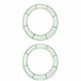 thumbnail image 1 of Royalty Essentials 16 Inch Metal Wire Wreath Wire Frame Form Hanger Green 16 Inch Pack of 2, 1 of 1