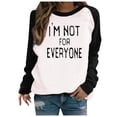 thumbnail image 1 of Camisas Para Mujer Moda Manga Larga Cuello Redondo Blusa Estampada Otoño Causal Pullover Tops Odeerbi ODB127984, 1 of 5