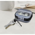 thumbnail image 7 of WIRESTER Portable EVA Small Earbuds Carrying Case Storage Bag Organizer with Carabiners for Earphones, Earbuds, Earpieces, SD Memory Card, Camera Chips - Retro Clear Cassette Tape Pop Songs, 7 of 7