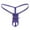 Purple-C, variant on Penkiiy Sexy Thongs for Men Sexy Mini Men's Thong Personality Hoop Fashion Low Waist T Pants Swimsuit Underwear Black Underwear