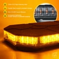 thumbnail image 5 of Xprite 42 LED High-Visibility 14" Rooftop Strobe Light Bar Vehicle Safety Emergency Beacon, Magnetic Base, Weatherproof-Red，Blue, 5 of 8