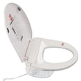 thumbnail image 2 of Electric Bidet Heated Smart Toilet Seat Split 4 Temperatures Heated Water Self Cleaning Bidet Toilet Seat for Home Hotel US Plug 110V, 2 of 5