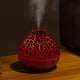 thumbnail image 3 of Humidificador volcán de veta de madera con efecto de llama y luz LED de 7 colores - Difusor de aromaterapia USB de 300 ml, súper silencioso para el dormitorio, 3 of 5