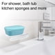 thumbnail image 2 of Jabonera Unique Bargains para hogar Baño cocina plástico azul, 2 of 7