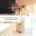 thumbnail image 2 of Home Zone Living 12 Gallon and 1.3 Gallon Kitchen Trash Can Value Bundle Set, Stainless Steel Wastebasket with Lid and Slim Design, 2 of 17