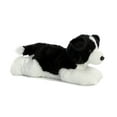 thumbnail image 2 of Aurora - Medium Black Flopsie - 12" Border Collie - Adorable Stuffed Animal, 2 of 3