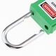 thumbnail image 4 of Candado de seguridad con grillete de acero inoxidable con llaves diferentes para / Verde, 4 of 9