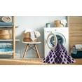 thumbnail image 2 of Ahgly Company Machine Washable Indoor Rectangle Transitional Mauve Purple Area Rugs, 2' x 4', 2 of 7