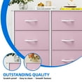 thumbnail image 2 of Uforic 8-Drawer Fabric Dresser, Storage Chest for & Living Room, Pink, for Kids & Adults, 2 of 6