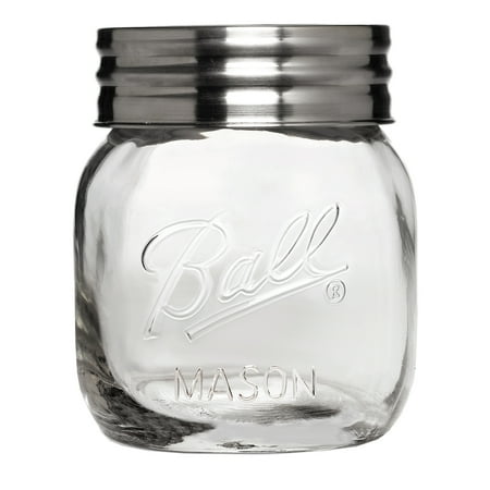 Ball Extra Wide Half Gallon Decorative Mason Jar With Metal Lid