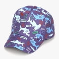 thumbnail image 2 of KPOPLK Kids Baseball Cap Adjustable Dinosaur Print Sun Hat Summer Toddler Boy Snapback Cap Sport Cap(2-6 Years,Watermelon Red), 2 of 7