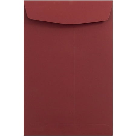 UPC: 0799418493206 | JAM 6 x 9 Catalog Envelopes  Dark Red  10/Pack
