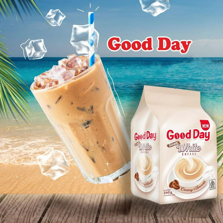Good Day White Coffee Creamy & Smooth 10 Sachets 250 g - Walmart.com