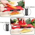thumbnail image 3 of Vegetable Slicer Stainless Steel Mandolin Vegetable Cutter 6 Blades, 3 of 5