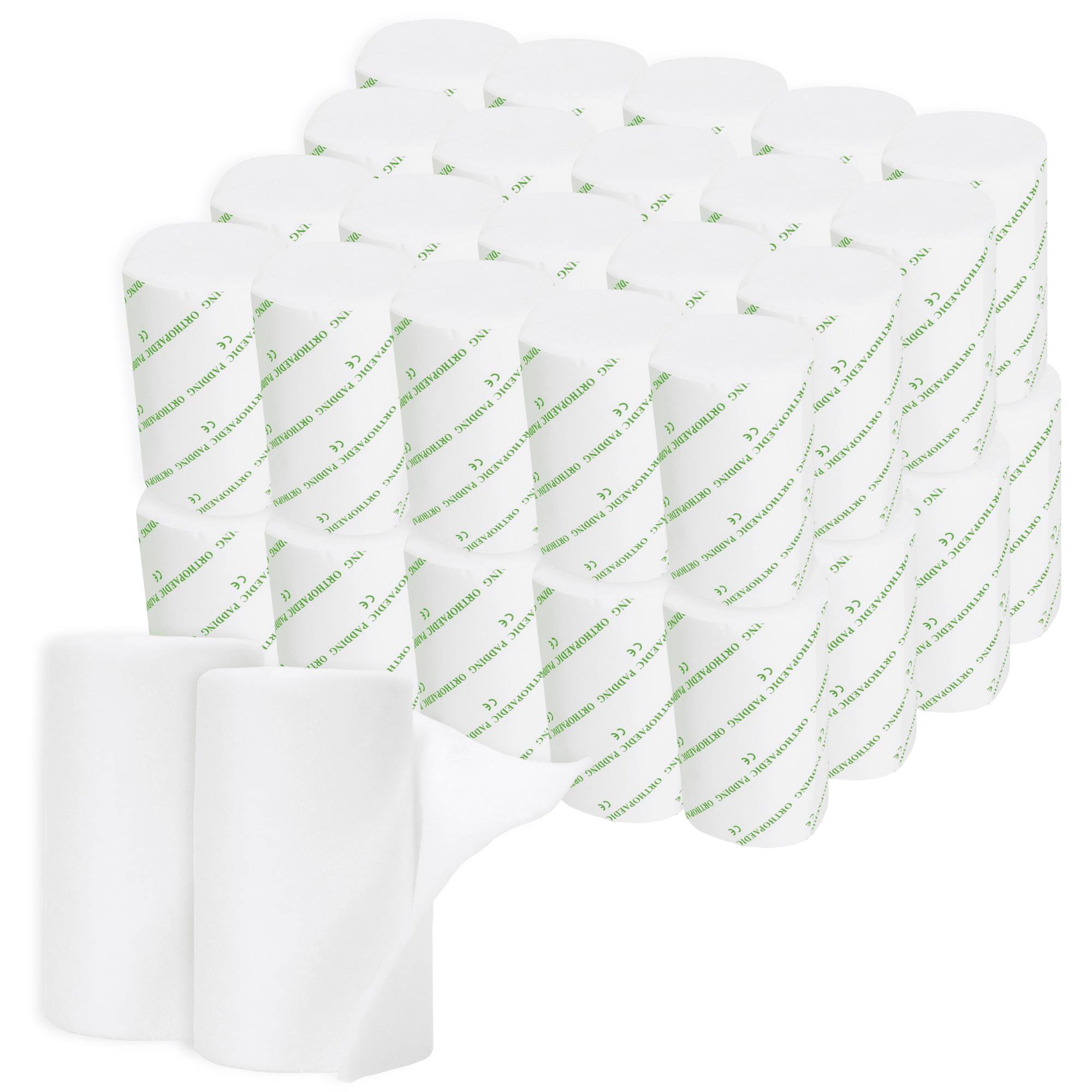 Cast Padding, 360 Rolls, 4” x 12ft, Individually Wrapped, Undercast Padding Cotton, Gauze Bandage for Halloween Wrap Bandage Art Projects, Body Casts, Mask Making, Hobby Craft, Wound Care, Orthopedic