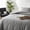Gray, variant on DCSKY 2-Piece Earth Tone 100 Cotton Duvet Cover, Twin, Milk Coffee, 68x90 Inch Bedding Case