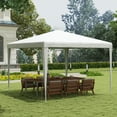 thumbnail image 2 of Outsunny Party Tent, Portable Gazebo Canopy Event Shelter White, 2 of 10