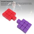 thumbnail image 3 of Cubo De Dados En , Dados En Rojo Y Morado, 20 Piezas, Portátil Con Bolsa De Almacenamiento Para Juegos De Mesa, 3 of 7