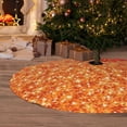 thumbnail image 6 of Sikiie Orange Glitter 30-48 inches {designName} Print Christmas Tree Skirt Snowman Xmas Tree Skirt with Edge Christmas Decorations for Holiday Party48", 6 of 7