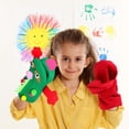 thumbnail image 3 of Shisuyan 1 Set Kids Felt Craft Set Hand Puppet Making Kit DIY Art Craft Supplies, 3 of 9