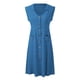 thumbnail image 4 of Vestido de lino de algodón de verano para mujer Vestido sin mangas de bolsillo con cuello en V de MABOTO Vestido de lino de algodón, 4 of 7