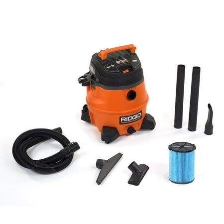 Ridgid 14 Gal. 6.0-Peak HP Wet Dry Vac Kit (Best Ridgid Shop Vac)