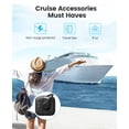 thumbnail image 6 of ORICO 5-in-1 Travel Power Strip Flat Plug Power Strip 2 Outlets 3  Port Long Extension Cord for Cruise, 6 of 7