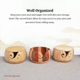 thumbnail image 3 of Enqiretly Bol en Bois Large Application et Solution de Stockage Bien Organisée type 2 Simple 1Set, 3 of 6