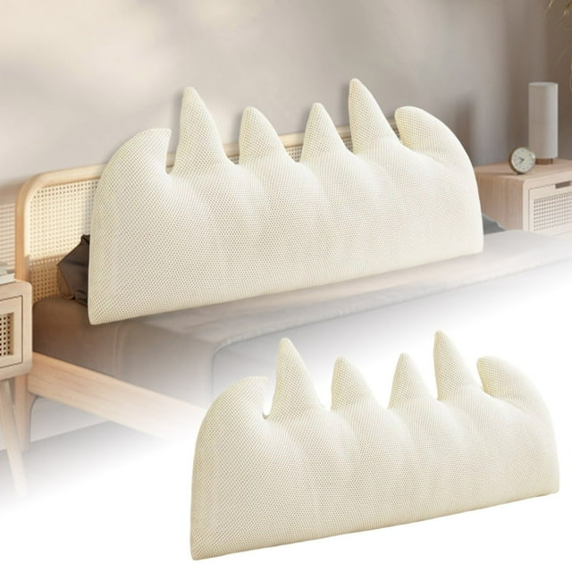 WIFKLSIIPG Special Shaped Headrest Waist Pillow Backrest Pillow Board Back Reading Pillow Sitting and Working Sofa Pillow with Detachable Bedspread Is Soft and Comfortable.