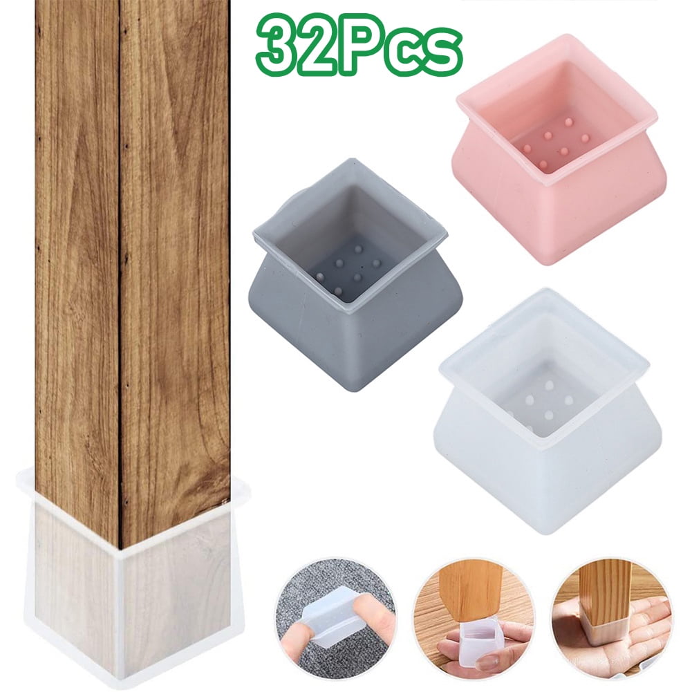 20Pcs Rubber Desk Table Chair Furniture Feet Leg Pad Floor Protector HU 