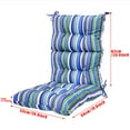 thumbnail image 4 of 44x21x5 Inch Multifunction Home Outdoor/Indoor High Back Chair Cushion Set of 2/4, 4 of 4