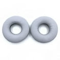 thumbnail image 3 of 1Pair Soft Foam Pad Earmuffs Ear Cushion Ear Pads Headphones Accessories Earbuds Cover WHITE PU LEATHER, 3 of 8