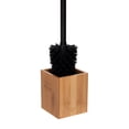 thumbnail image 7 of Bath Bliss Adult Bamboo Square Oslo Brush and Toilet Paper Holder 2 piece Set, 7 of 7