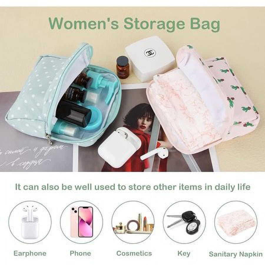  FRCOLOR Small Period Bag Pad Pouches for Period Bag for Pads  Feminine Hygiene Bag Tampon Holder Sanitary Pouch Travel Period Bag Purple  Student Cotton Lining Sanitary Napkin Monthly Bag : Health