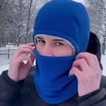 thumbnail image 6 of Unisex Windproof & Warm Balaclava Ski Mask for Men Women Fleece Face Covers Outdoor Neck Warmer Ear Protection, 6 of 7