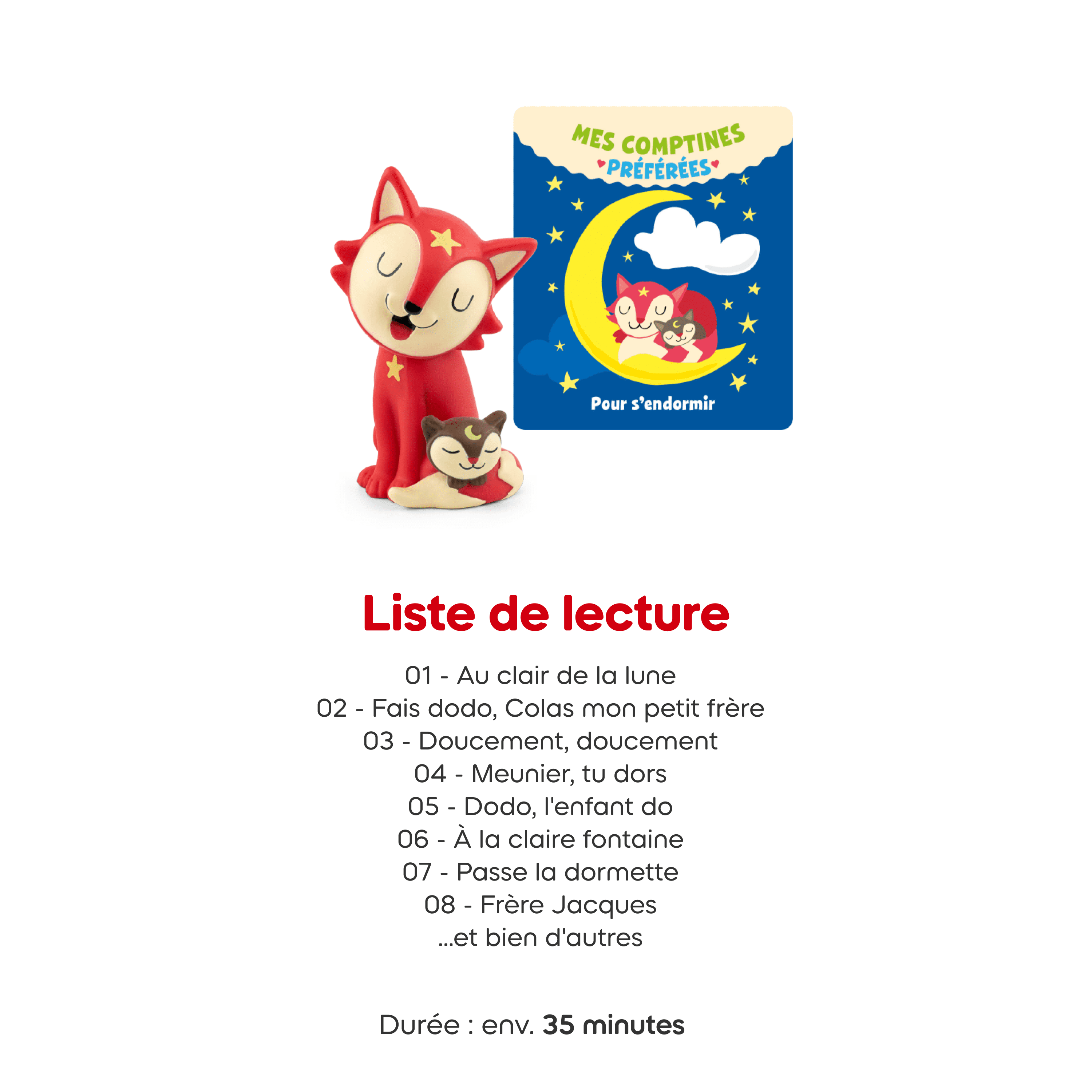Tonies FRENCH Bedtime Songs and Lullabies (FRENCH ONLY), TONIES