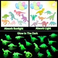 thumbnail image 2 of Huevos de Pascua rellenos de juguetes de dinosaurio que brillan en la oscuridad, 36 unidades, 2 of 8