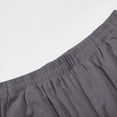 thumbnail image 5 of Shorts for Women Trendy, Active Shorts for Women,Women's Casual Shorts Elastic Waist Comfortable Pocket Summer Loose Fit Pure Solid Knee Length, 5 of 8