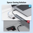 thumbnail image 4 of SD Card Reader Acer USB-C Dual Slot Aluminum Silver, 4 of 9