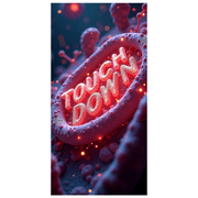 Football Themed Illuminated Touchdown Banner Party Backdrop Decorations for Sports Events Tailgating Parties Football Watch Parties Stadium Celebrations