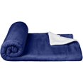 thumbnail image 3 of Kids Ultra-Soft Micromink Sherpa Blanket - Throw, Midnight Blue, 3 of 6