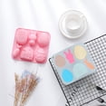 thumbnail image 3 of JeashCHAT Easter Egg Silicone Mold Easter Bunny Silicon Molds for Chocolate Egg Shaped Mold Baking Pan Resin Cake Chocolate Mold Silicone Candy Pan for Easter Party, 3 of 5